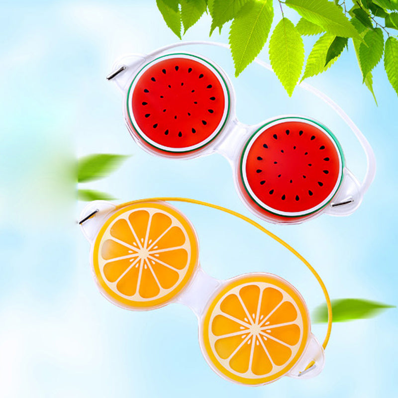 Cooling gel eye mask packaging design