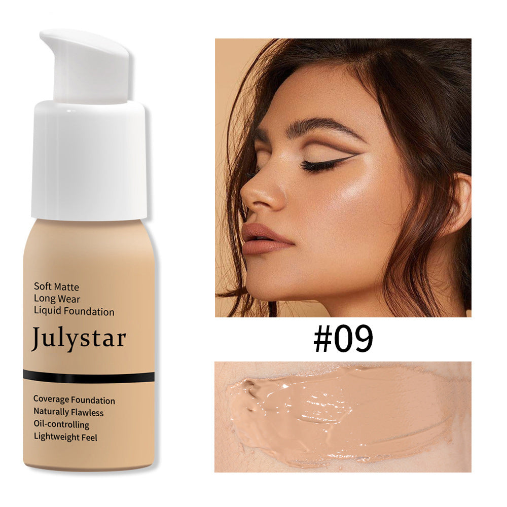 Oil control foundation full product lineup