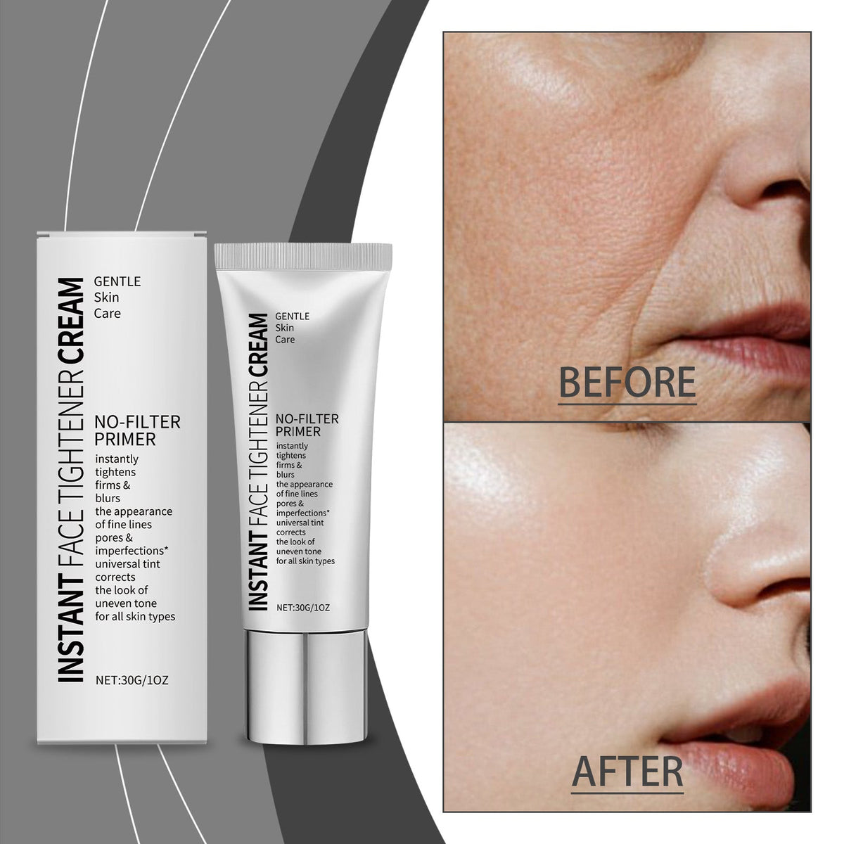 Skin-firming primer product information and ingredients