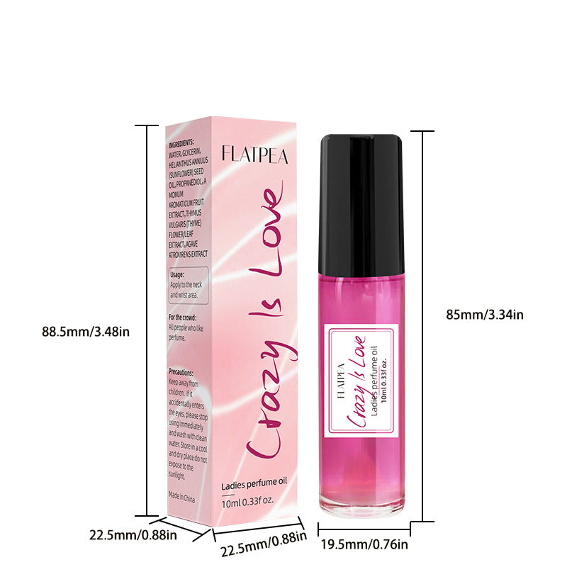 Ball perfume oil roll-on for portable fragrance touch-ups