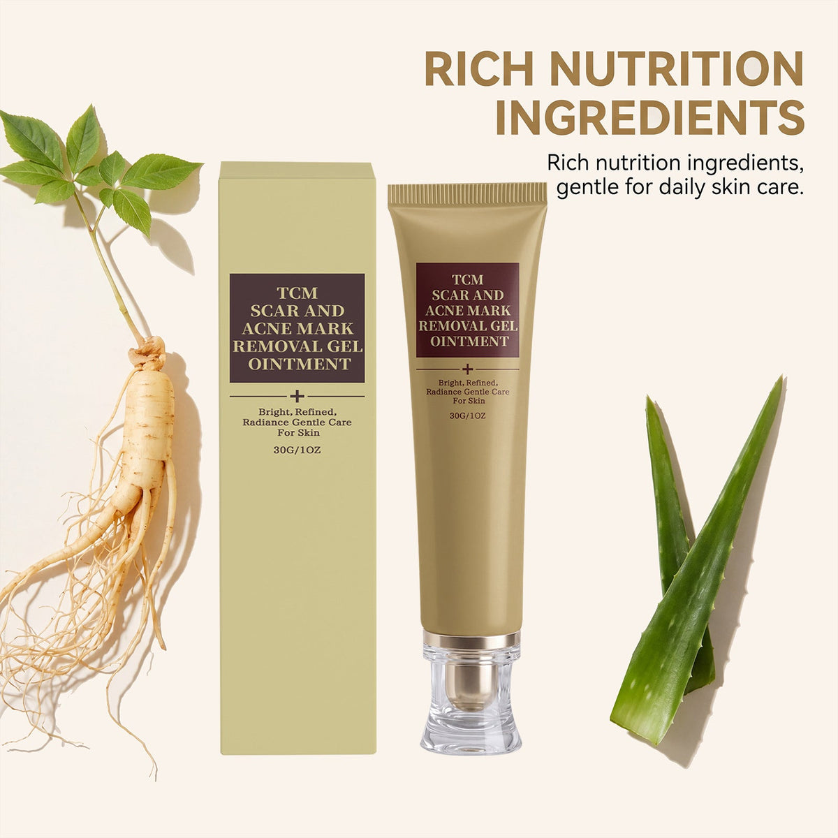 Nourishing skin care cream packaging box