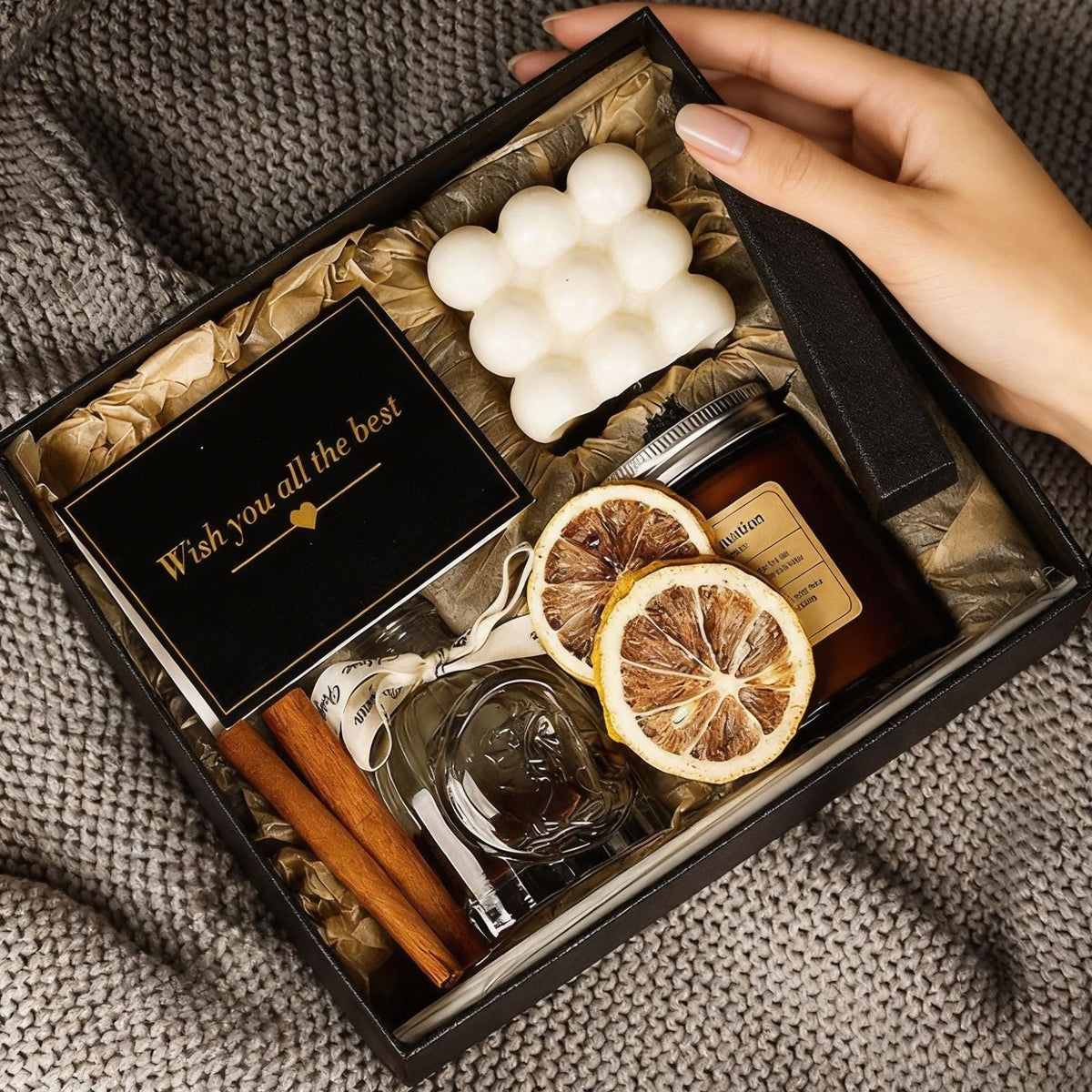Luxury aromatherapy gift box holiday packaging