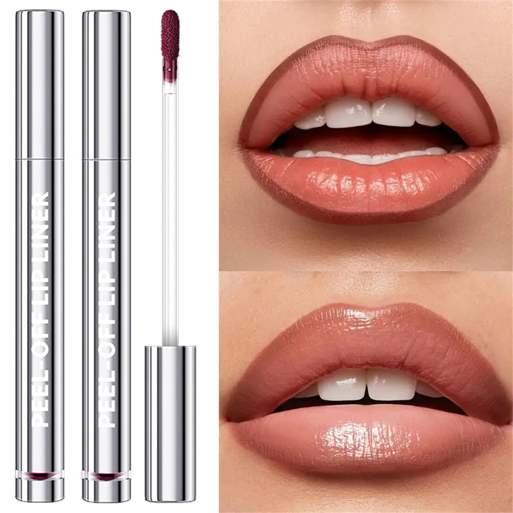 Tear and pull lip liner swatch colours