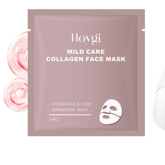 Collagen face mask hydrating skincare treatment