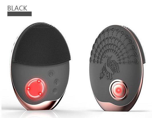Electric facial cleansing brush deep cleanse device