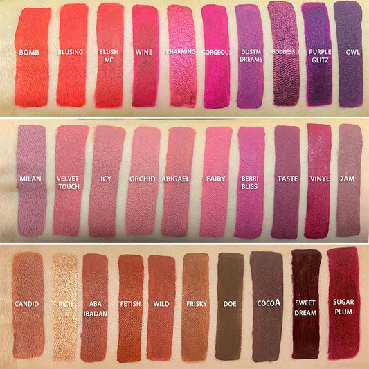 Neutral velvet matte lip gloss
