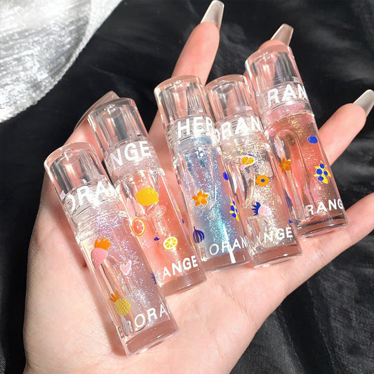Water-light mirror lip gloss moisturizing glassy shine