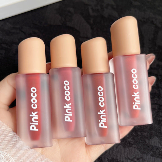 Matte lip mud lipstick long-wearing everyday colour