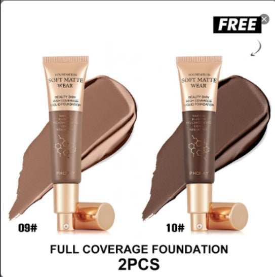 PHOFAY foundation shade selection guide