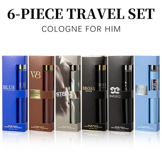 Men's 6-piece eau de toilette gift set
