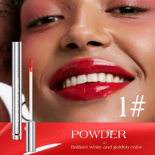 Tear and pull lip liner mess-free application
