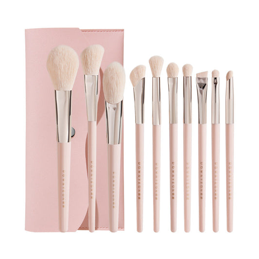 Cold Berry and Milk Peach portable brush set colours