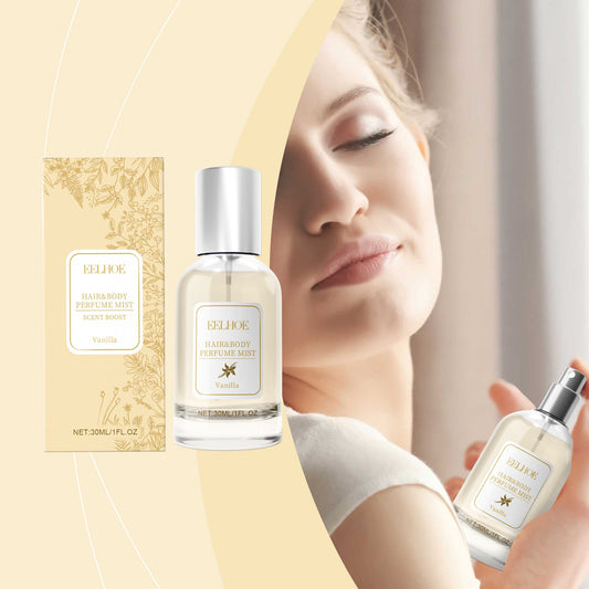 EELHOE vanilla body and hair perfume spray bottle