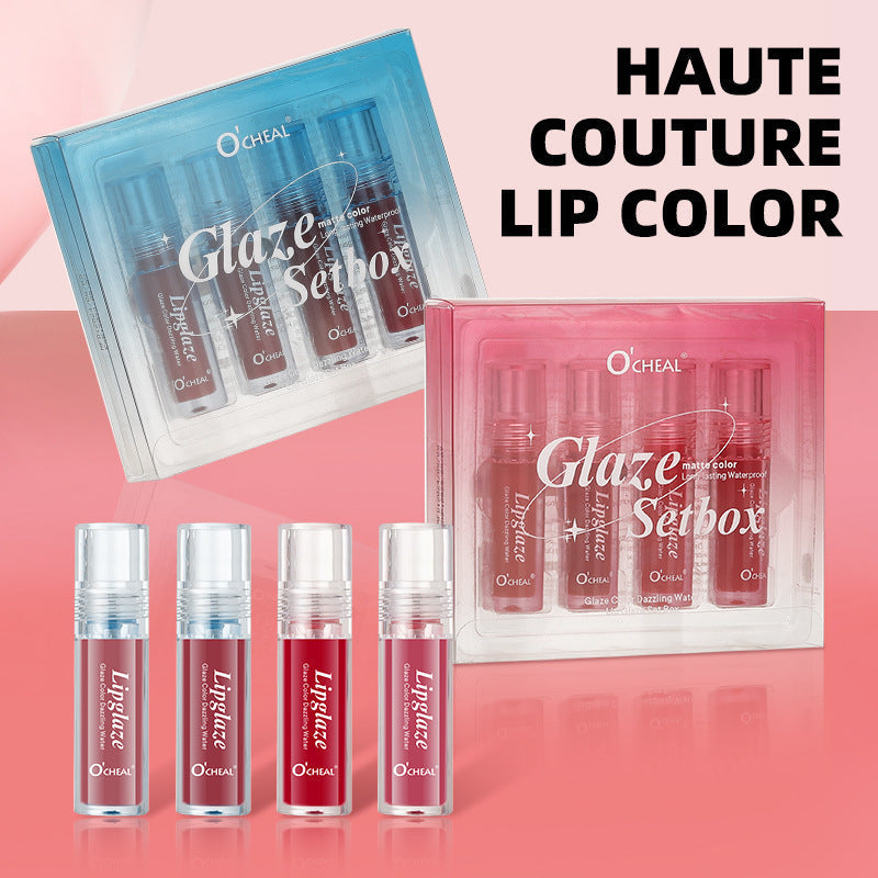Long-lasting smudge-proof lip tint packaging
