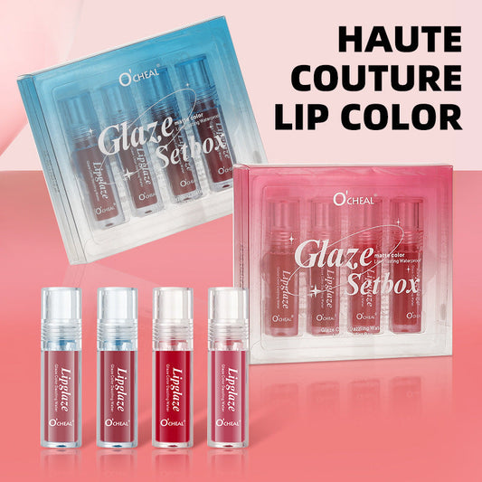 Long-lasting smudge-proof lip tint packaging