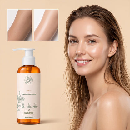 Persimmon body wash texture close-up