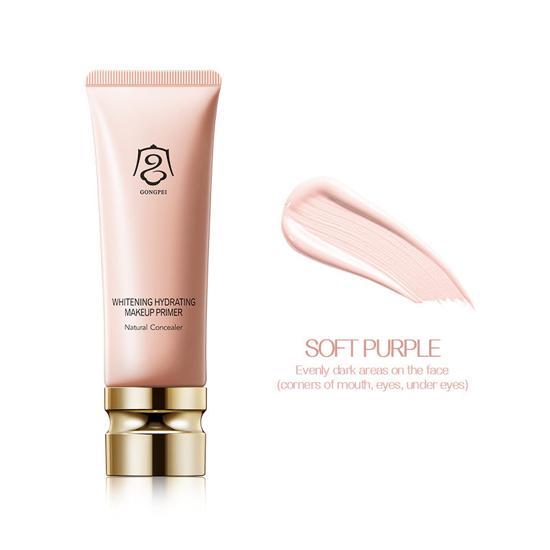Hydrating brightening primer texture swatch on skin